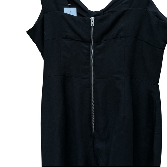 Ann Taylor Black Linen Jumpsuit Size 2 - Picture 5 of 6